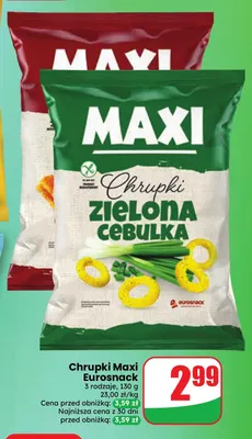 Chrupki Maxi Eurosnack promocja w Dino