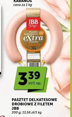 Pasztet delikatesowy drobiowy z filetem JBB promocja w Euro Sklep