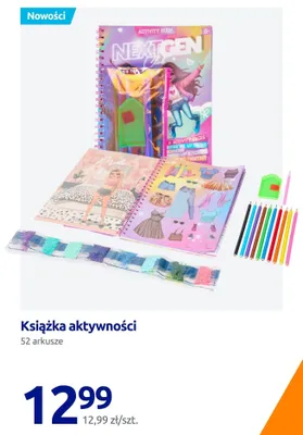 Książka aktywności NEXTGEN Club 52 arkusze promocja w Action