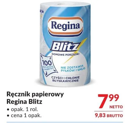 Ręcznik papierowy Regina Blitz promocja w Makro