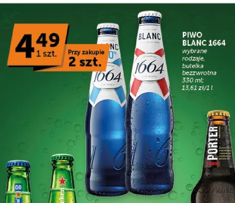 Piwo Blanc 1664 promocja w ABC