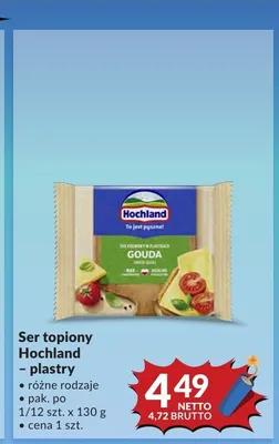 Ser topiony Hochland plastry promocja w Makro