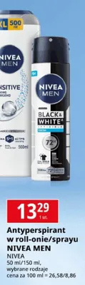 Antyperspirant w sprayu Nivea Men promocja w Leclerc