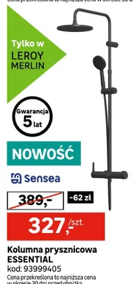 Kolumna prysznicowa ESSENTIAL promocja w Leroy Merlin