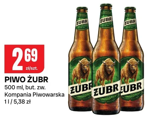 Piwo Żubr promocja w Chorten