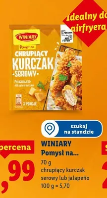 Pomysł na... chrupiący kurczak jalapeno promocja w Lidl