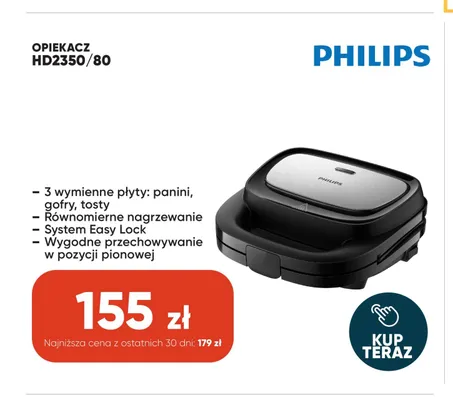 Opiekacz Philips HD2350/80 promocja w Max Elektro