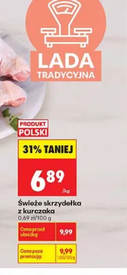 Świeże skrzydełka z kurczaka promocja w Biedronka
