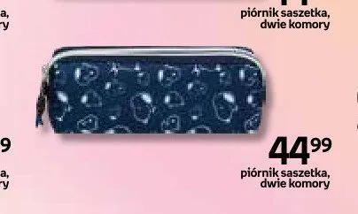 Piórnik saszetka dwie komory granatowy kosmos promocja w Empik