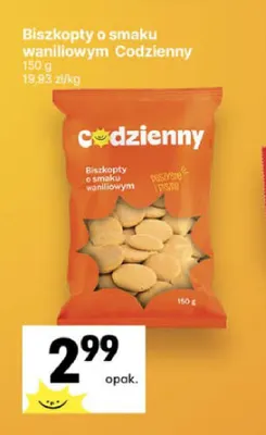 Biszkopty o smaku waniliowym Codzienny promocja w Delikatesy Centrum
