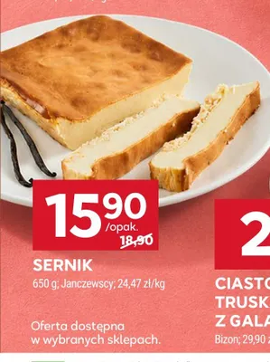Sernik Janczewscy promocja w Stokrotka