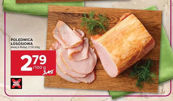 Polędwica łososiowa Madej & Wróbel promocja w Stokrotka