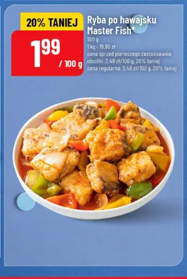 Ryba po hawajsku Master Fish promocja w POLOmarket