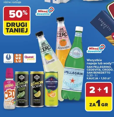 Woda mineralna San Pellegrino promocja w Carrefour