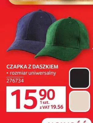 Czapka z daszkiem promocja w Selgros