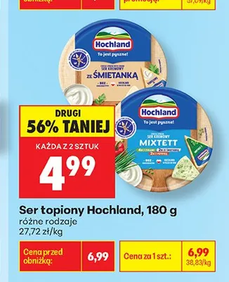 Ser topiony Hochland Mixtett promocja w Biedronka