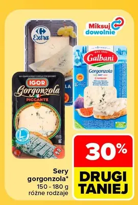 Ser gorgonzola promocja w Carrefour