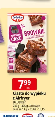 Ciasto do wypieku z Airfryer Dr.Oetker promocja w Leclerc