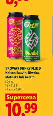 Piwo Funky Fluid Gelato promocja w Lidl