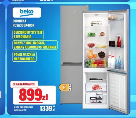 Lodówka Beko RCSA300K40SN promocja w RTV EURO AGD