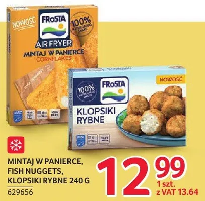 Mintaj w panierce Fish Nuggets Klopsiki Rybne FRoSTA 629656 promocja w Selgros