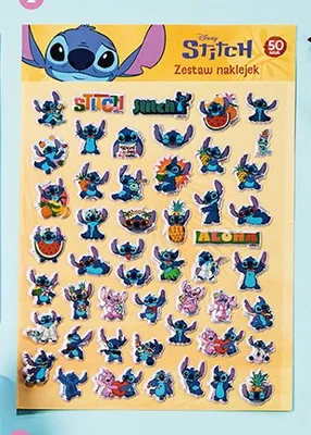 Naklejki piankowe Stitch St. Majewski promocja w Biedronka