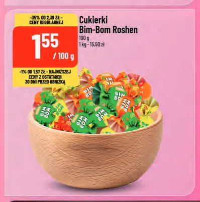 Cukierki Bim-Bom Roshen promocja w POLOmarket