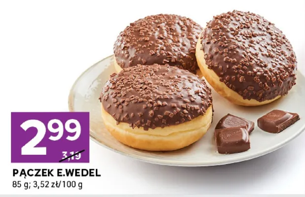 Pączek E.Wedel promocja w Stokrotka