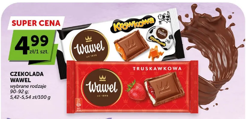 Czekolada Wawel Krówkowa promocja w ABC