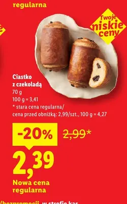 Ciastko z czekoladą promocja w Lidl