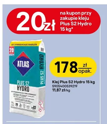 Klej Plus S2 Hydro Atlas promocja w Castorama
