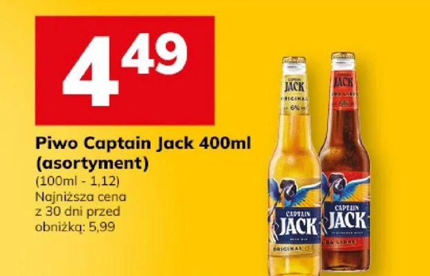 Piwo Captain Jack (asortment) promocja w Hitpol