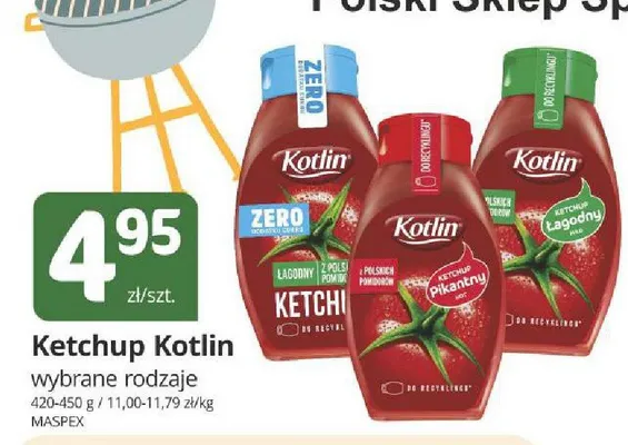 Ketchup łagodny Kotlin promocja w Marketvita