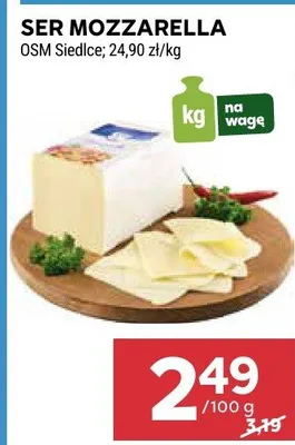 Ser mozzarella promocja w Stokrotka