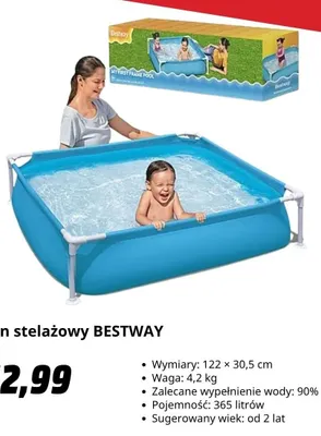Basen stelażowy Bestway promocja w Media Markt