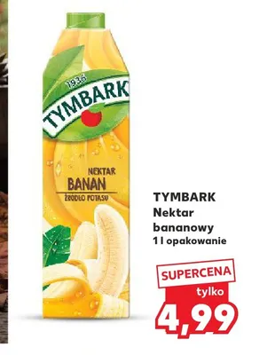 Nektar bananowy Tymbark promocja w Kaufland