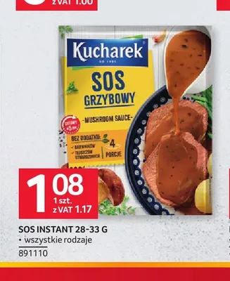 Sos instant Kucharek promocja w Selgros