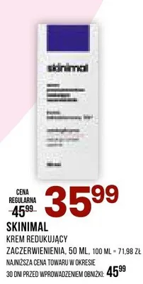 Krem Skinimal krem redukujący zaczerwienienia 50 ml promocja w Drogerie Natura
