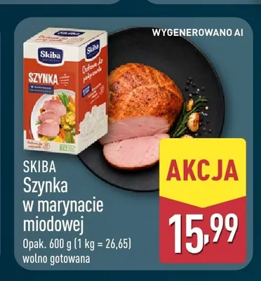 Szynka w marynacie miodowej wolno gotowana Skiba promocja w Aldi
