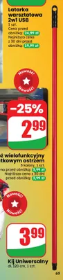 Kij uniwersalny 120 cm promocja w Dino