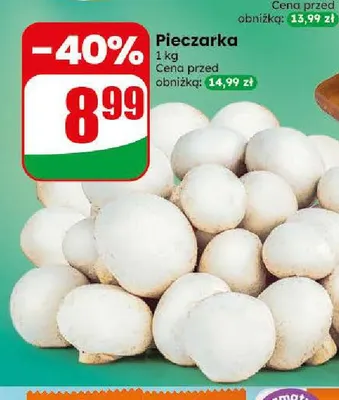 Pieczarki promocja w Dino