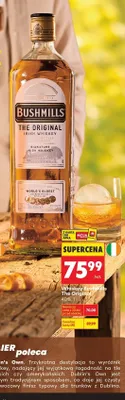 Whiskey Bushmills The Original Irish Whiskey promocja w Biedronka
