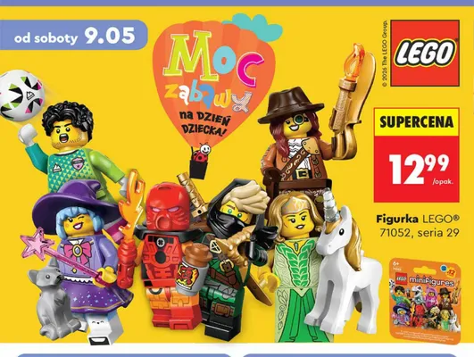 Figurka LEGO 71052, seria 29 promocja w Biedronka