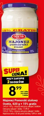Majonez pomorski stołowy promocja w Twój Market