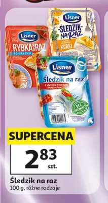 Śledzik na raz Lisner promocja w Auchan