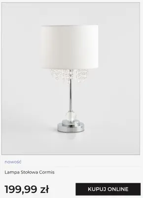 Lampa stołowa Cormis promocja w home&you