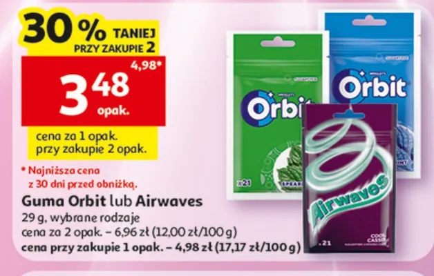 Guma Orbit promocja w Auchan