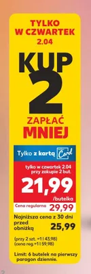 Likier jajeczny promocja w Kaufland