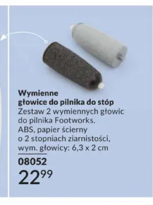Wymienne głowice do pilnika do stóp Footworks promocja w AVON