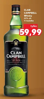 Whisky 40% alk. promocja w Kaufland